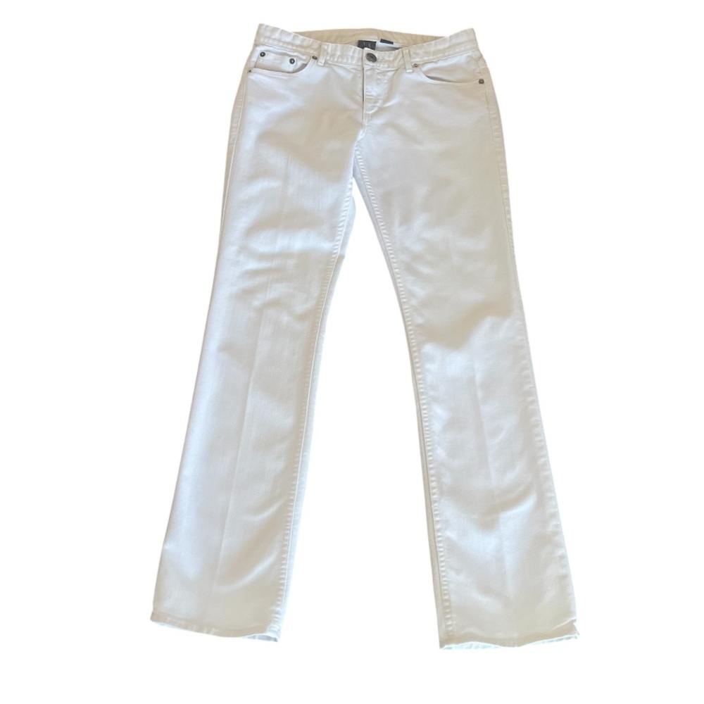 Armani Exchange Classic White Jeans